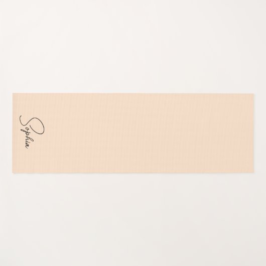 おパーソナライズされた客様の名前を追加Pink ヨガマット (正面(横))