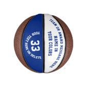 おパーソナライズされた客様の色と文字のバスケット ミニバスケットボール (縦)