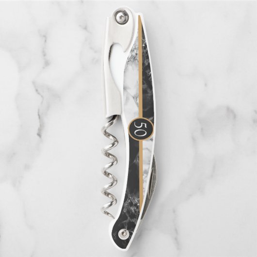 おパーソナライズされた客様の誕生日ウェイターのコルク抜きギフト ソムリエナイフ (正面)