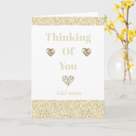 おパーソナライズされた得考える意様 カード (黄色い花)