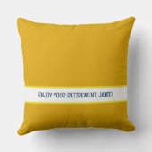 おパーソナライズされた楽しむりJasmineの花 クッション (裏面)