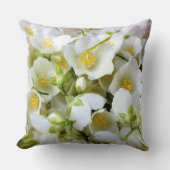 おパーソナライズされた楽しむりJasmineの花 クッション (正面)