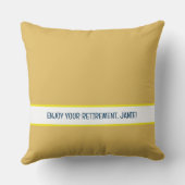 おパーソナライズされた楽しむりJasmineの花 クッション (裏面)