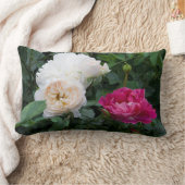 おパーソナライズされた楽しむ客様の退職の同僚バラ ランバークッション (ブランケット)