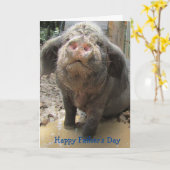 おパーソナライズされた父様の日めでとう カード (黄色い花)