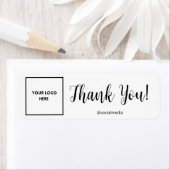 おパーソナライズされた礼ラベル:お名前とログ ラベル (インサイチュ)