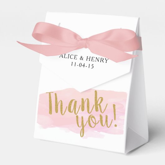 おパーソナライズされた礼結婚式の引き出物 フェイバーボックス (正面サイド)