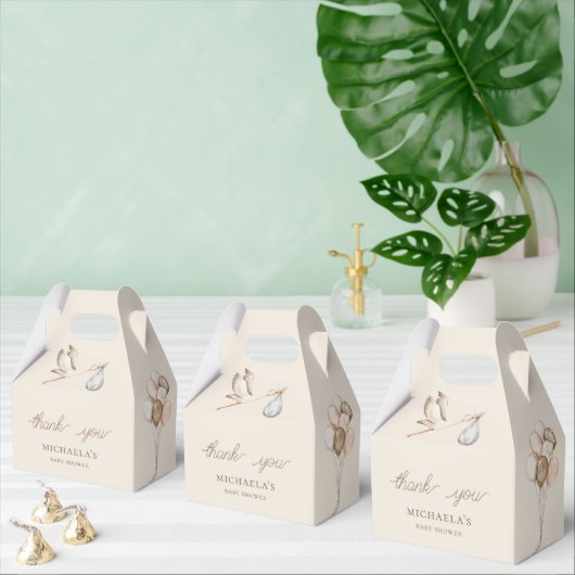 おパーソナライズされた礼Water Color Boho Baby Shower フェイバーボックス (複数)