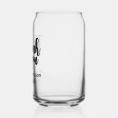 おパーソナライズされた結婚世話に感謝 ガラス缶 (左)