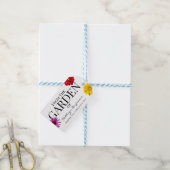 おパーソナライズされた花の庭から ギフトタグ (より糸つき)