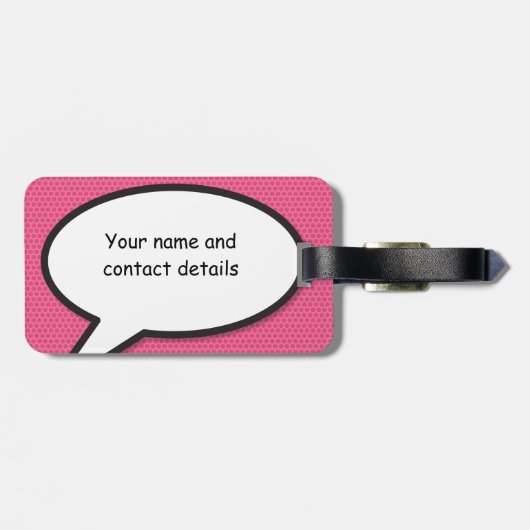 おパーソナライズされた荷物は離陸の準備ができている！ ラゲッジタグ (裏面横)