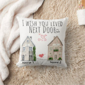 おパーソナライズされた隣の土産に願う クッション (ブランケット)