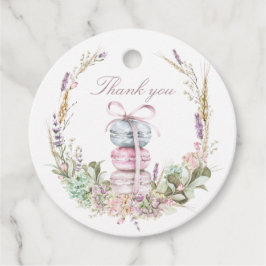 おフランスの客様のマカロンの積み重ね感謝していり フェイバータグ