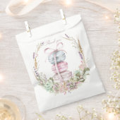 おフランスの客様のマカロンの積み重ね感謝していり フェイバーバッグ (クリップ留めされた状態)