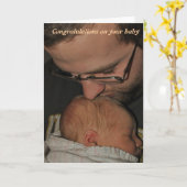 おベビー カード (黄色い花)