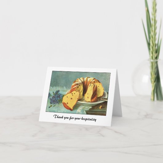 おホスピタリティ サンキューカード (正面)