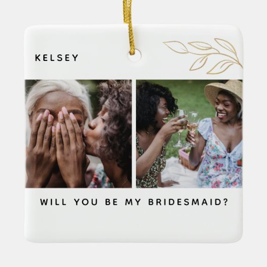 「おミニマル前は俺の花嫁のメイドになるかい？4写真 セラミックオーナメント (正面)