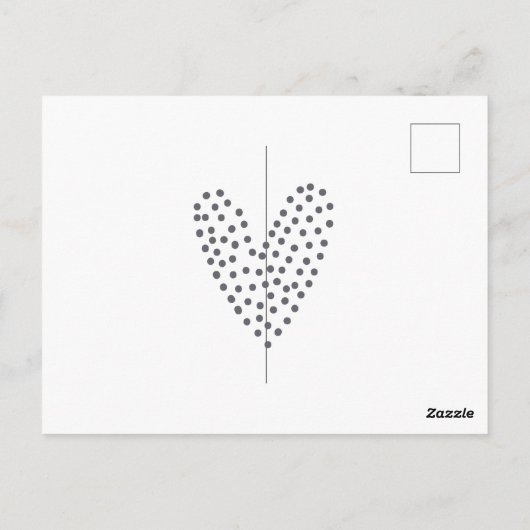 おミニマル礼のシャワーはがき ポストカード (裏面)