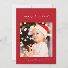 おメリーよびおもしろいbried holiday photocard シーズンカード