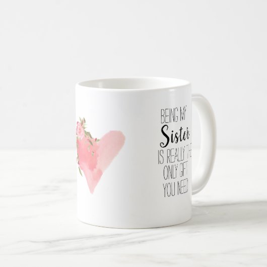 おモダンおもしろい姉さんだけが必要なギフト コーヒーマグカップ (正面右)