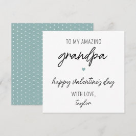 おモダンじいちゃんのかわいいバレンタインデーのカード カード