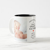 おモダンじいん素晴らしパ2写真かわいい ツートーンマグカップ (正面左)