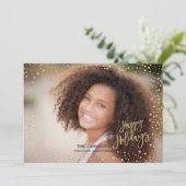 おモダンめでとう金ゴールド&ブラックレタリング シーズンカード (スタンド正面)