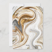 おモダンめでとう3年の写真コラージュ シーズンカード (裏面)