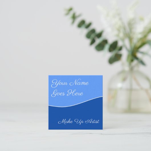 おモダンよびトレンディーのMake Artist名刺 スクエア名刺 (スタンド正面)