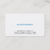 おモダンよびミニマルプロフェッショナル名刺 名刺 (裏面)