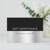 おモダン客様への事業証明書のギフト (スタンド正面)