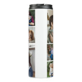 おモダン母さんに10枚の写真コラージュプレゼント タンブラー (裏面)