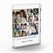 おモダン母さんに10枚の写真コラージュプレゼント フォトブロック (左)