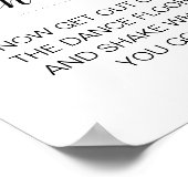 おモダン湯の結婚看板 ポスター (角)