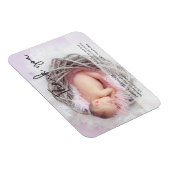 おモダン礼のベビー到着のお知らせ マグネット (右側)