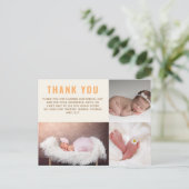 おモダン礼フォトカードオレンジシェードBUDGET ポストカード (スタンド正面)