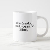 おユニークじいちゃんに最適なプレゼント! ジャンボコーヒーマグカップ (右)