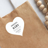 おユニークモダン客様の新生児 ハートシール