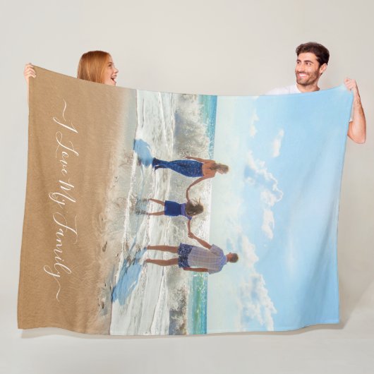 おユニーク前のデザイン写真文字 フリースブランケット (インサイチュ)