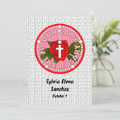 おロザリオの聖母をお招きします 招待状 (スタンド正面)