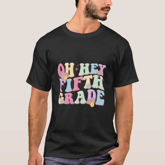 おーい 5年生 はじめての教室 Tシャツ (正面)