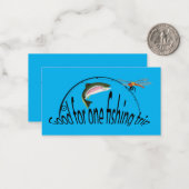 お一人様釣り旅行賞 ノートカード (正面/裏面インサイチュ)