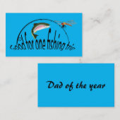 お一人様釣り旅行賞 ノートカード (正面/裏面)