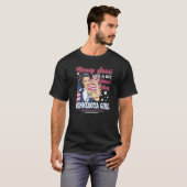 お上品なSassiとちょっぴりスマートなAssiなミネソタの女の子P Tシャツ (正面フル)