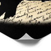 お不気味年寄り文字ポスター ポスター (角)