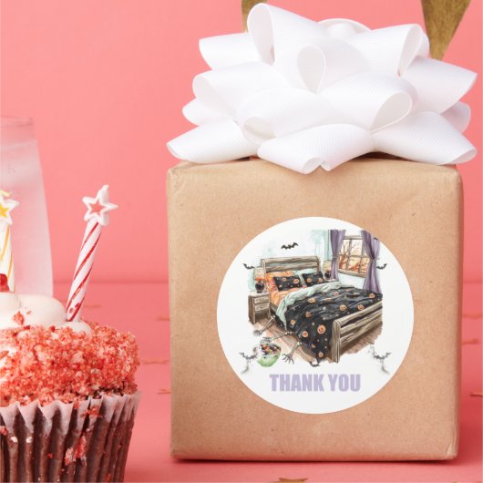 お不気味泊り券 ラウンドシール (パーティー)