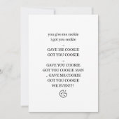 お与え前はクッキー得だ シーズンカード (正面)