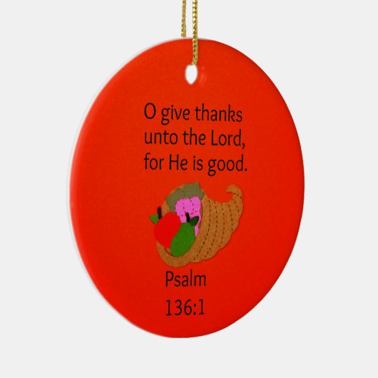 お与え感謝してい主に… セラミックオーナメント (右)