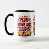 お与え母さん – 心からの願い マグカップ (左)