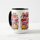 お与え母さん – 心からの願い マグカップ (正面左)